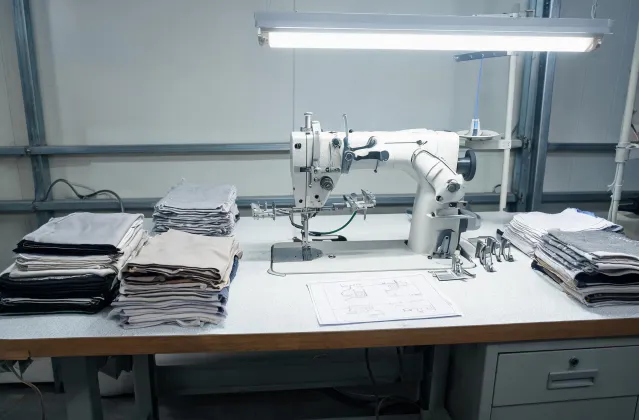 Flexible garment cell preparing a style changeover
